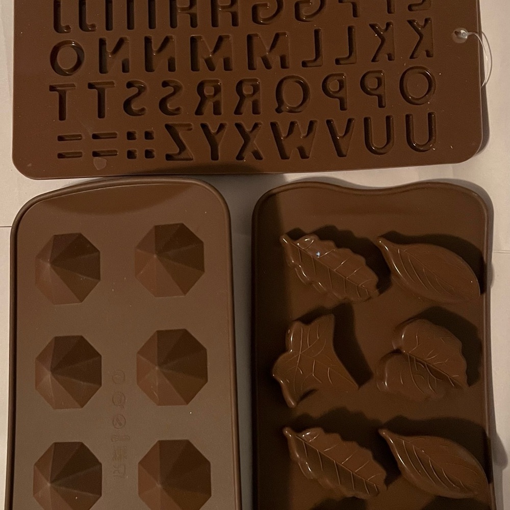 3 - Silicone candy molds